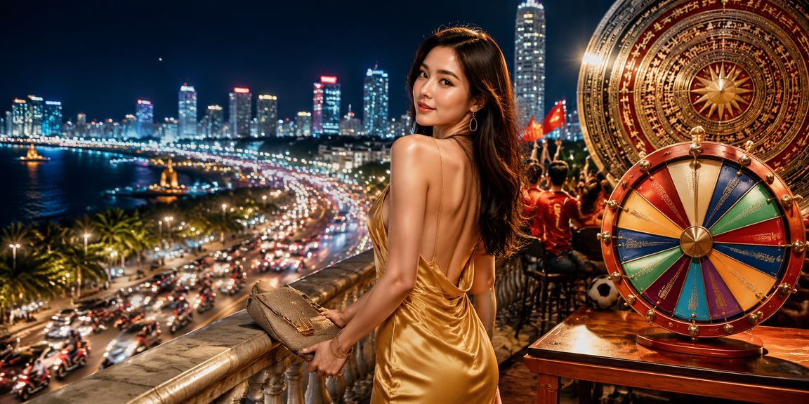 Người dùng thưởng thức xổ số trên điện thoại tại bãi biển TP Hồ Chí Minh