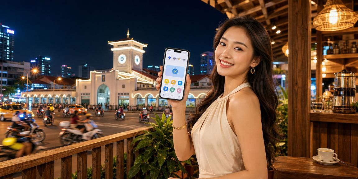 Người sử dụng điện thoại xem tỷ lệ kèo bóng đá tại TP Hồ Chí Minh